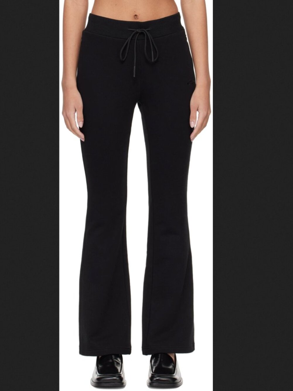 SSENSE Fax Copy Express Exclusive French Terry sweatpants in black